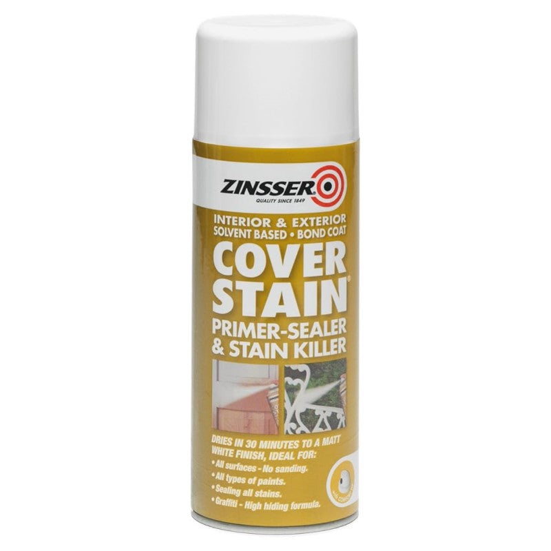 Zinsser Cover Stain Aerosol 400ml