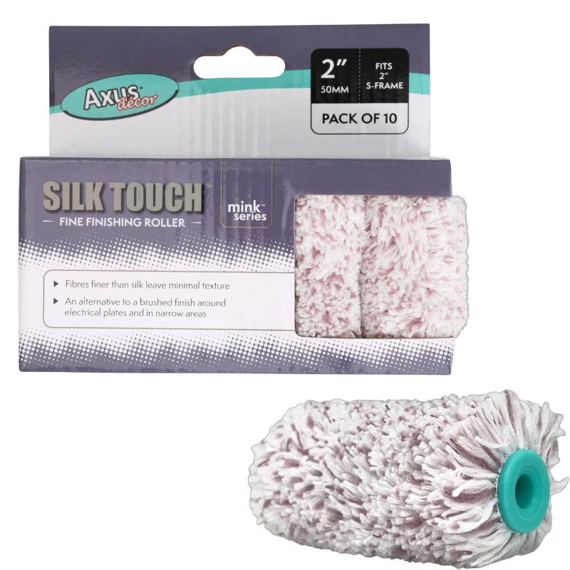 Axus Silk Touch Medium Pile 2" Roller - 10 Pack