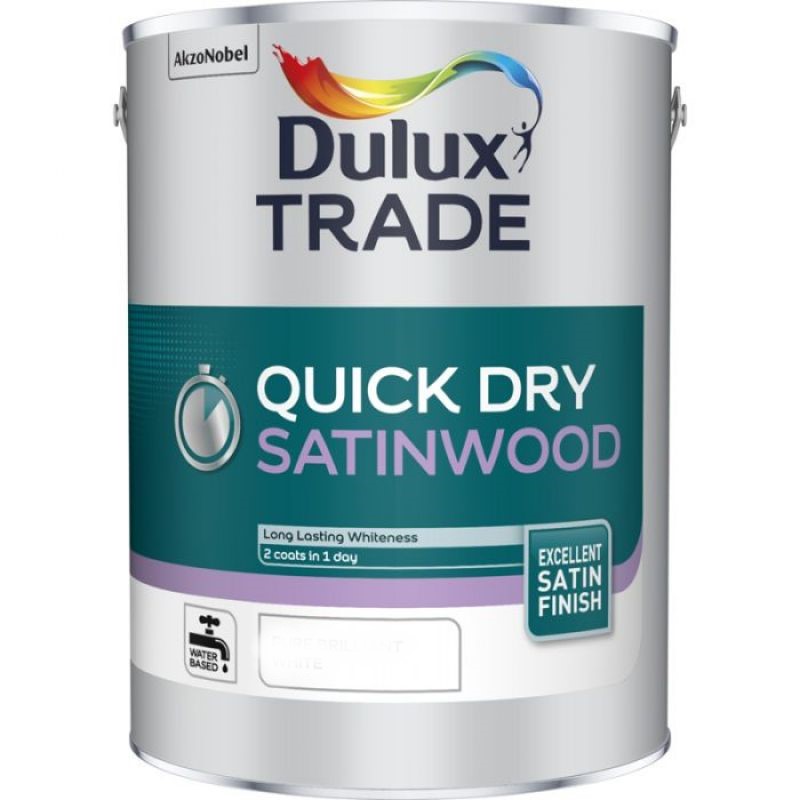 Dulux Trade Quick Dry Satinwood Paint - Colour Match