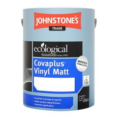 Johnstone's Trade Covaplus Vinyl Matt Paint - Brilliant White/Magnolia