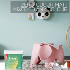Tikkurila Joker Zero Odour Matt for Walls & Ceilings - Colour Match