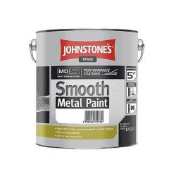 Johnstone's Trade Smooth Metal Paint Black 800ml