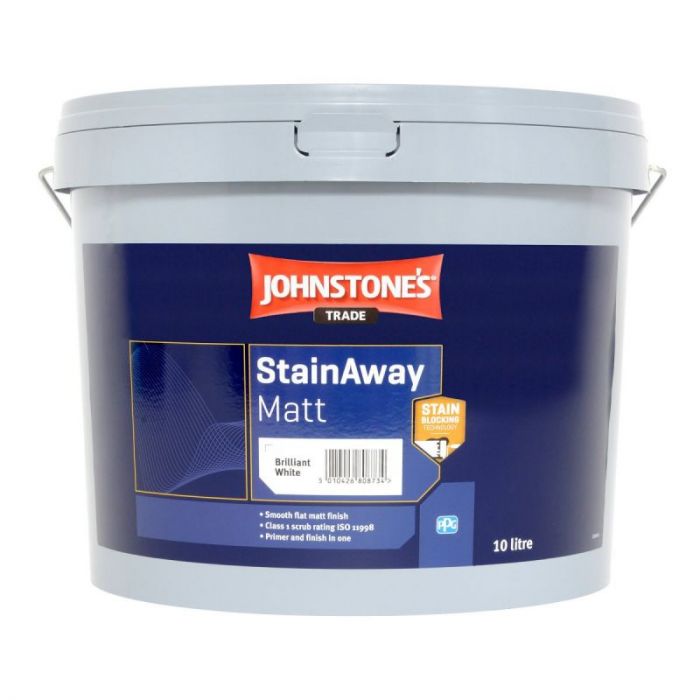 Johnstone's Trade StainAway Paint Brilliant White | Decorating Centre ...