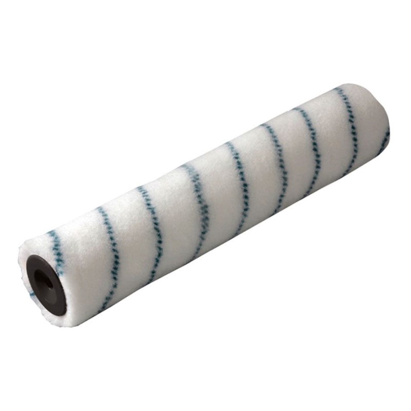 Rota! Nylon Blue Stripe 18" Roller Sleeve - Medium Pile